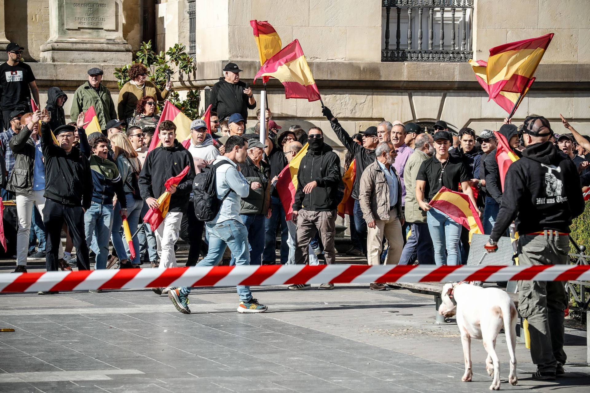 Batalla campal en Vitoria por la presencia de La Falange