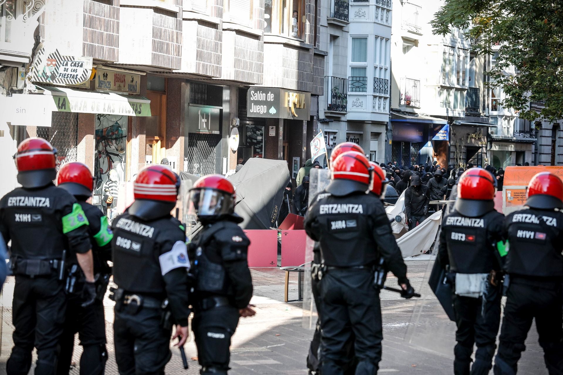 Batalla campal en Vitoria por la presencia de La Falange