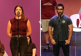 Irune Basagoiti eta Ibai Amillategi.