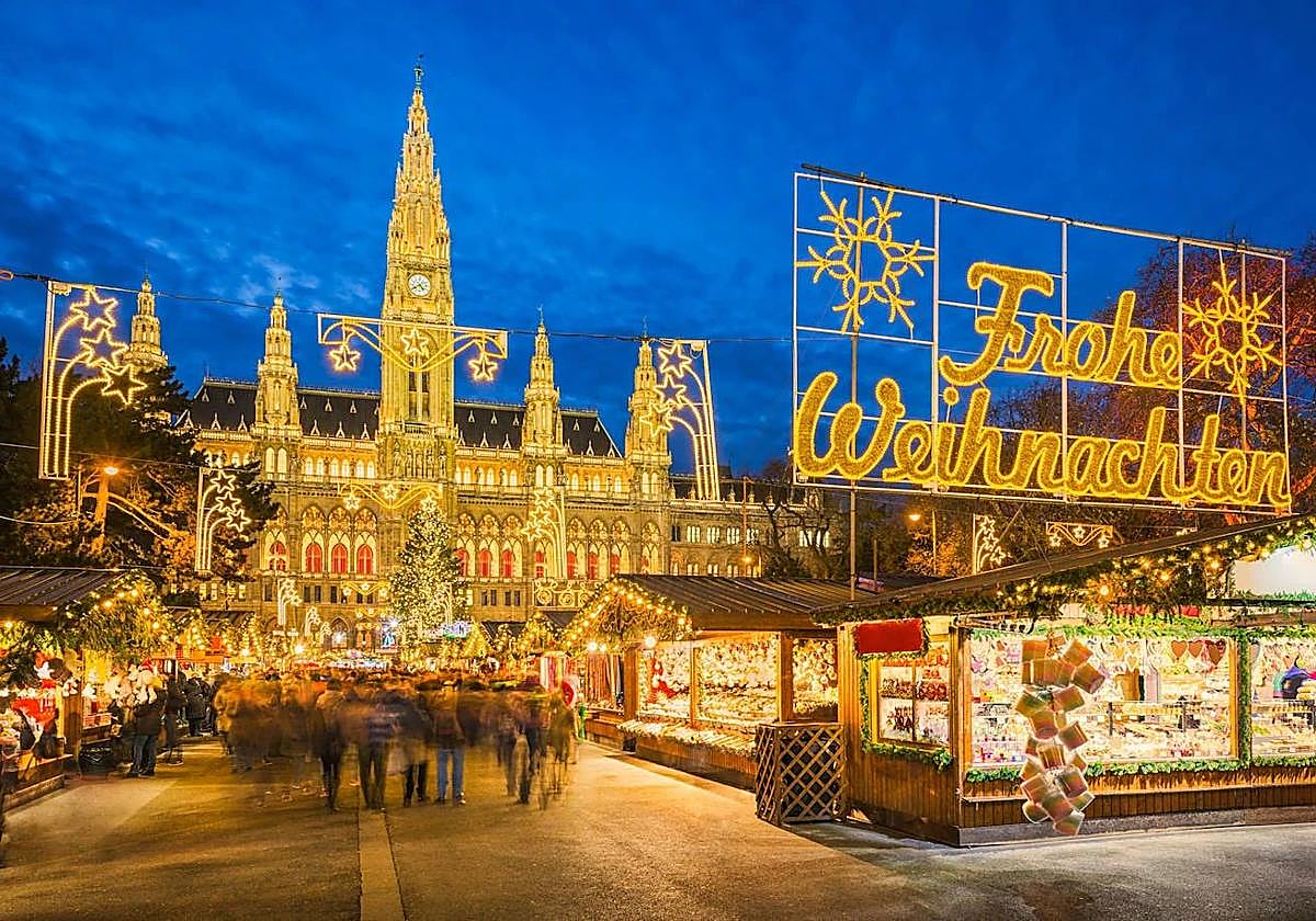 El mercadillo de Viena es uno de los más emblemáticos de Europa.