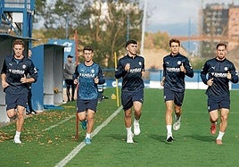 Pacheco, Blanco, Aleñá, Ibáñez y Toni Martínez realizan carrera continua en Ibaia.