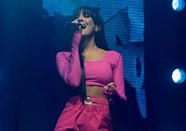 Aitana actuará en el BEC en su gira mundial 'Cuarto azul'