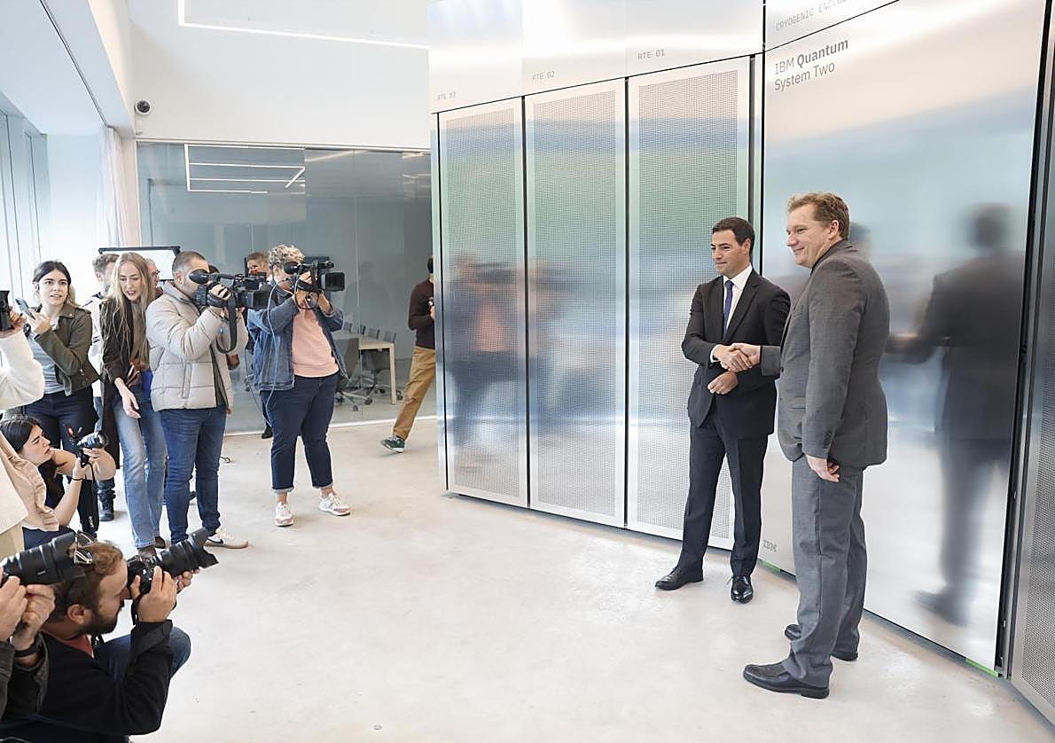 Inauguración del superordenador cuántico de IBM en San Sebastián.