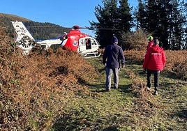 Imagen de archivo de un rescate en el Gorbea