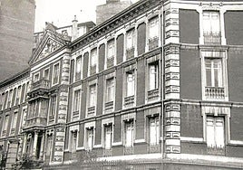 El primer edificio del Sanatorio Bilbaíno (en la imagen) se levantó en 1901 y fue derribado en 1970