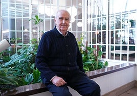 Palacios que presidió el Banco de Alimentos de Bizkaia y la federación estatal, es voluntario desde hace tres décadas.