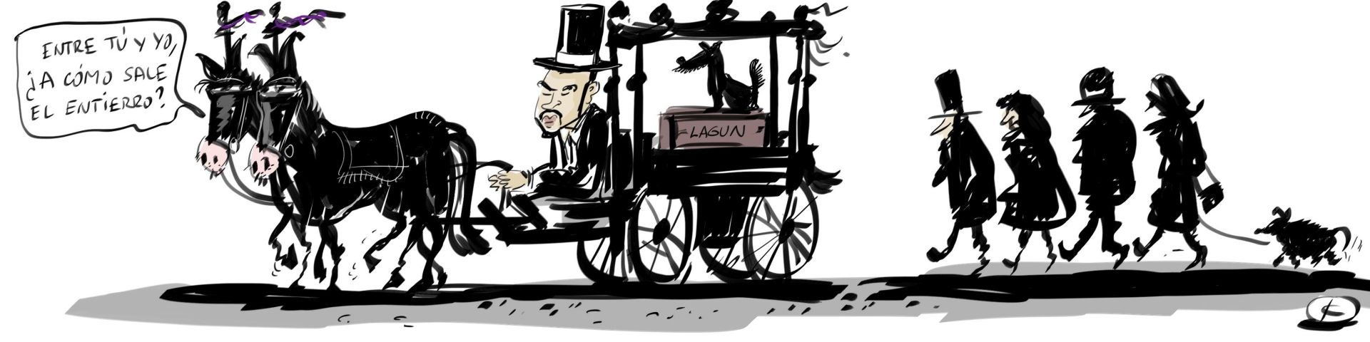 La viñeta de Cerrajería sobre el cementerio de mascotas en Vitoria