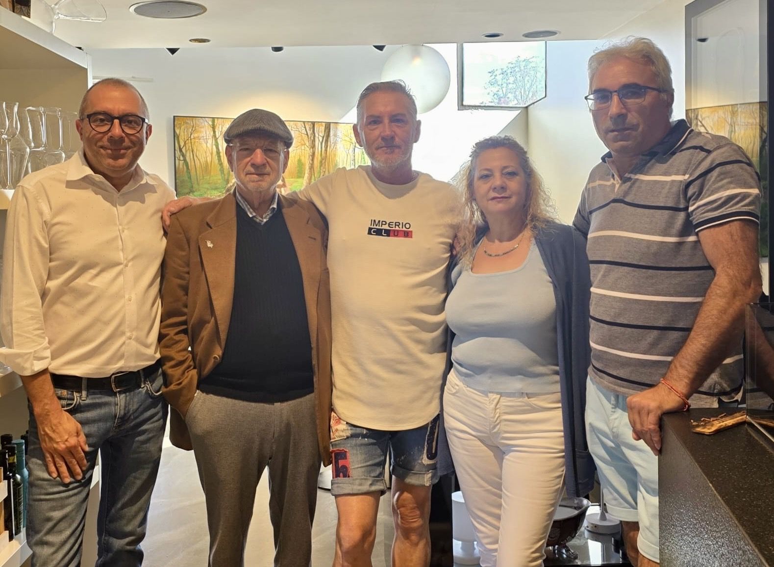 Luis Bolao, Dalmacio Martín, Kerarta Ruiz de Miguel, Charo Pérez y Bernardo Ferreira.