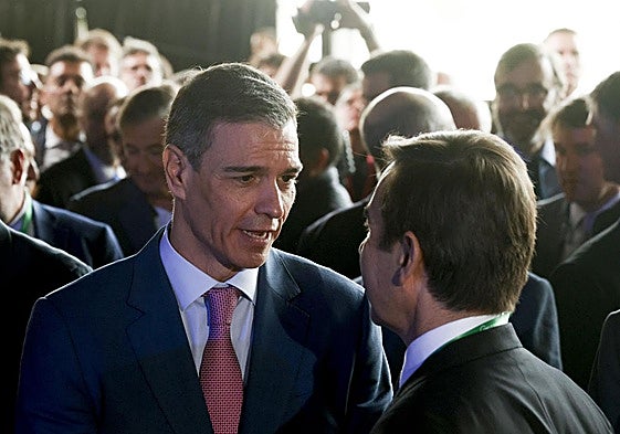 Pedro Sánchez y Carlos Torres.