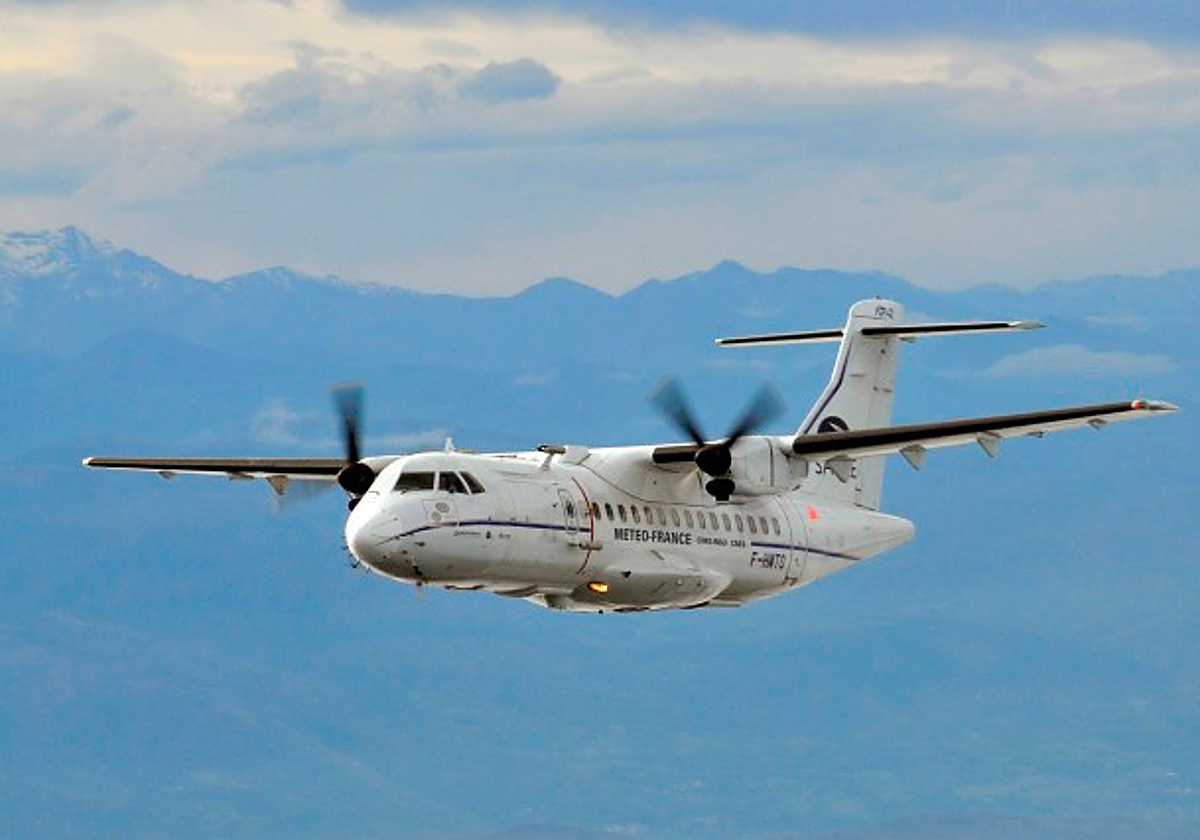 El avión meteorológico del Gobierno francés regresa hoy a Bilbao por tercera vez para medir el CO2