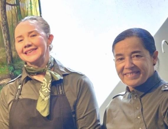 Cleziane de Sousa y Ainhoa Echave.