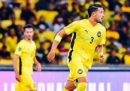 Garcés, con Malasia.