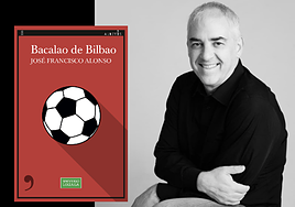 José Francisco Alonso y un ejemplar de 'Bacalao de Bilbao'.