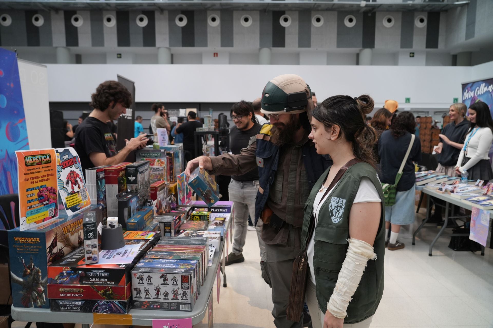 Los asistentes se entretuvieron entre juegos.