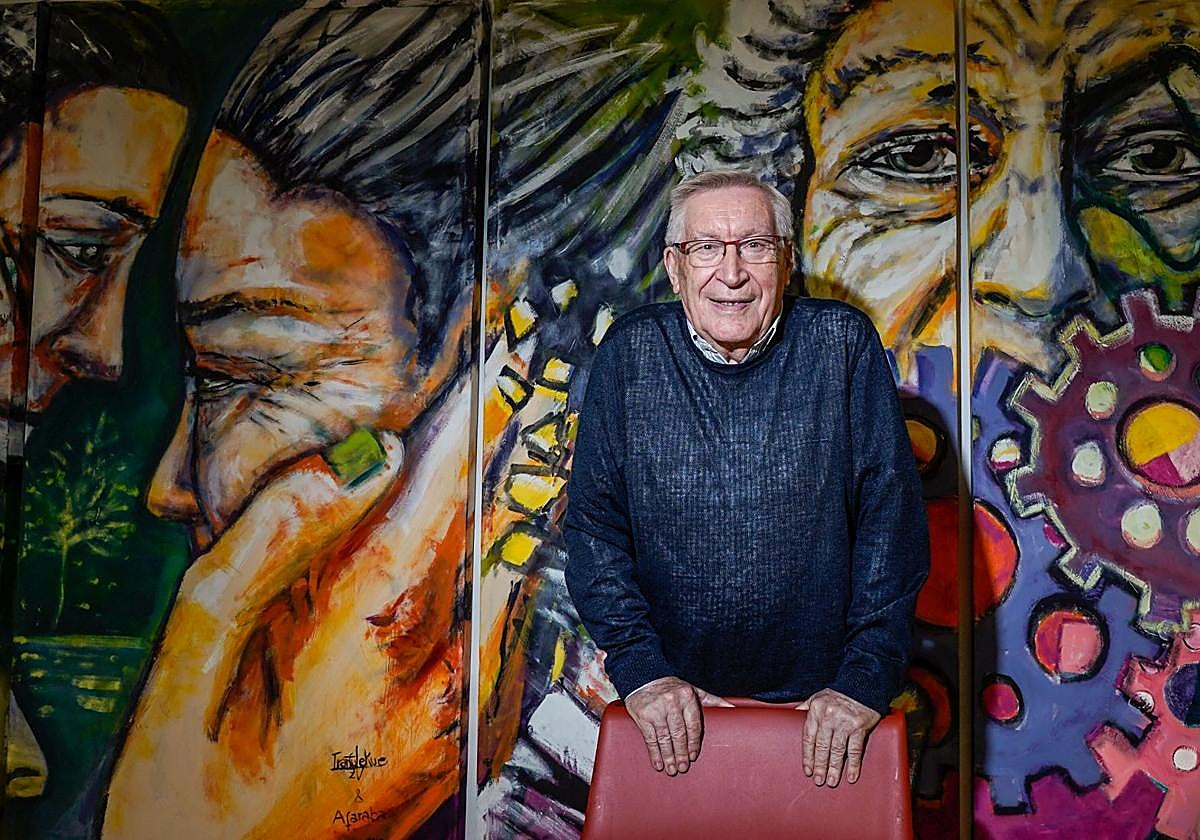 Miguel Ángel Echevarría preside desde hace cuatro años la asociación alavesa de alzhéimer.