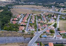 Carretera A-3314, a la altura del municipio de Kuartango.
