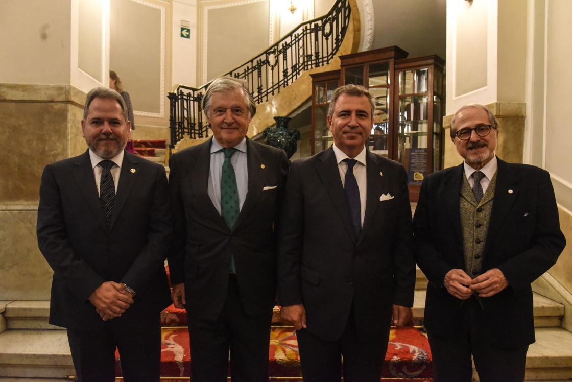 Francisco Jáuregui, Antón Pérez Iriondo, Benito Mateos-Nevado y Ricardo Franco. 