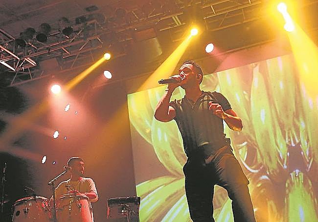 C Tangana en la Fever en agosto de 2019, tras ser cancelado en la Aste Nagusia por el Ayuntamiento