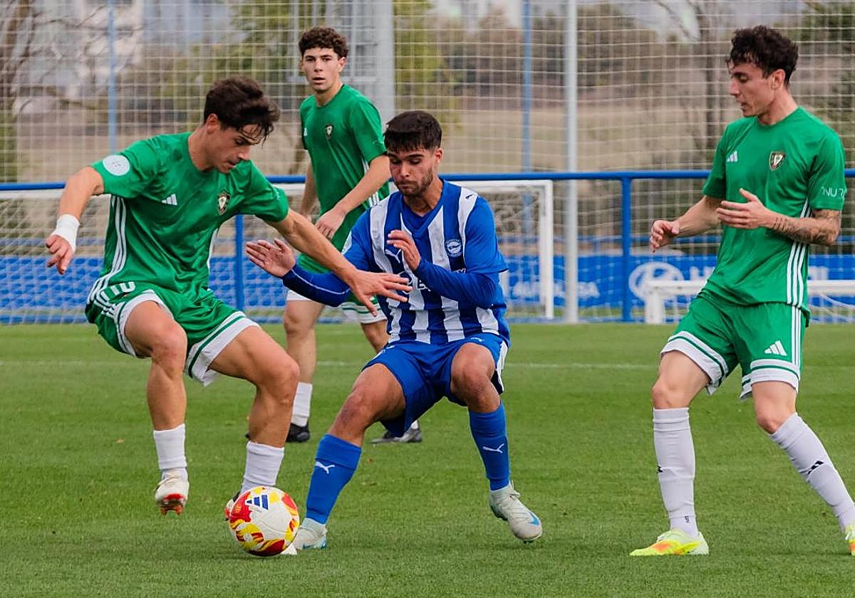 Un lance del partido.