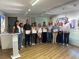 La entrega de premios contó con la presencia del director del Museo de Bellas Artes, Miguel Zugaza.