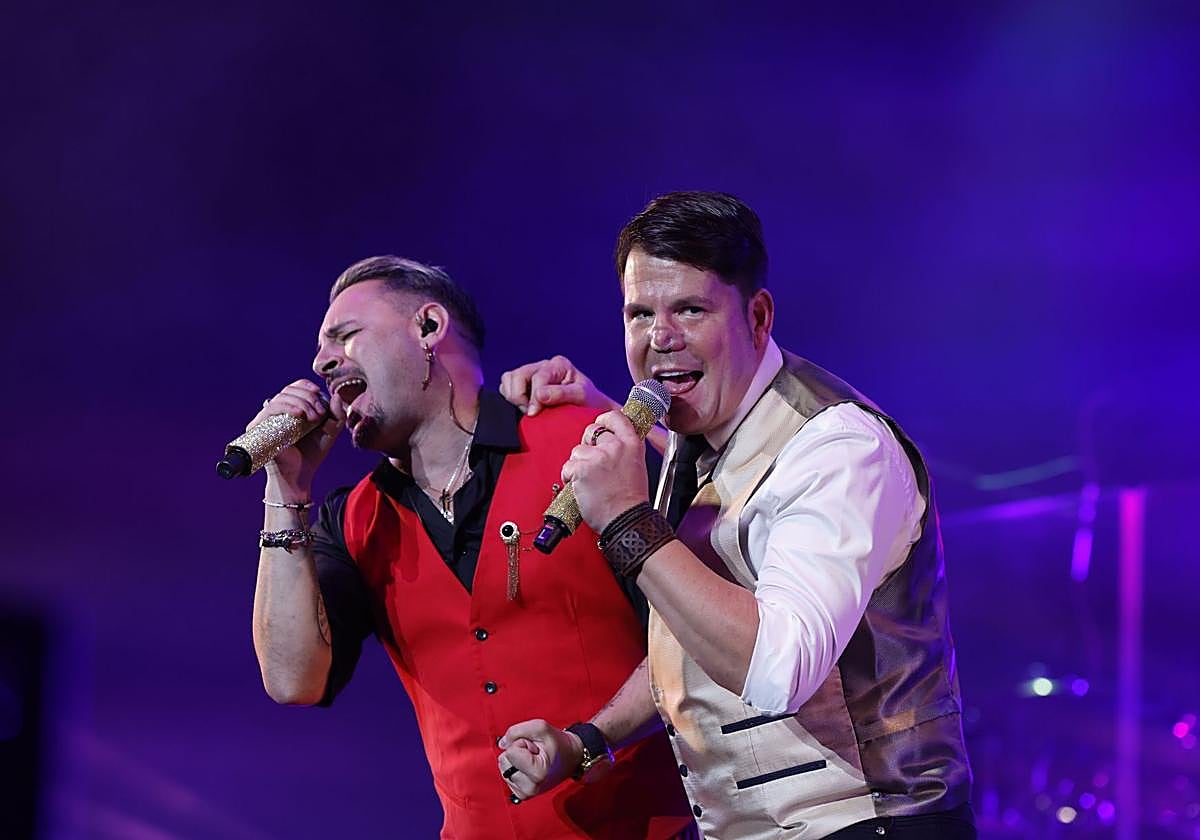 Concierto de Andy y Lucas en el Palacio Vistalegre de Madrid.