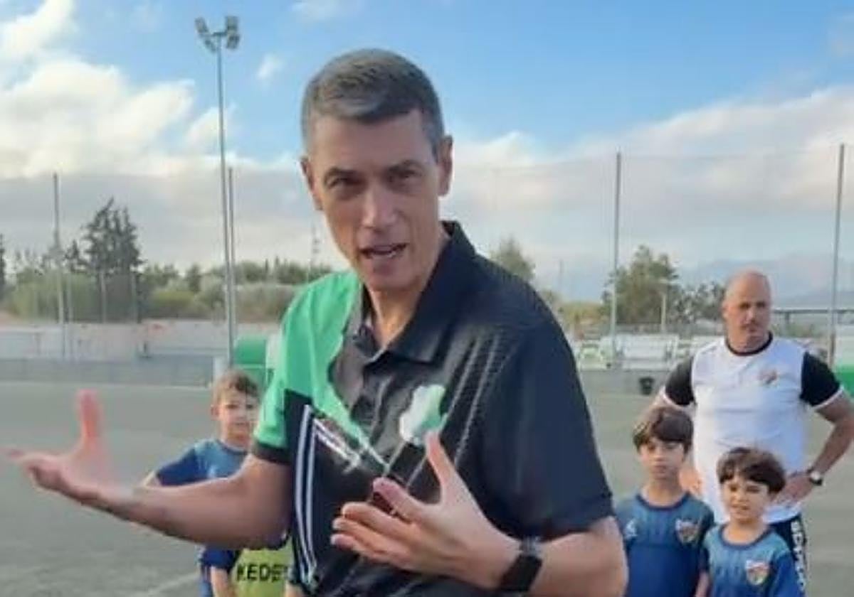 Ángel Andrés Jiménez, conocido como el 'Árbitro de la Paz'.