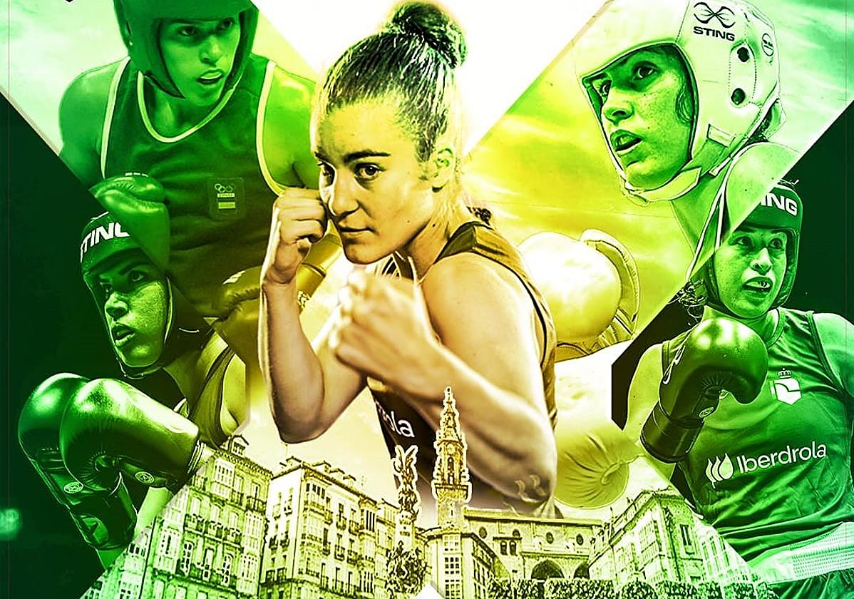 Cartel promocional de la Copa Iberdrola de Boxeo femenino.