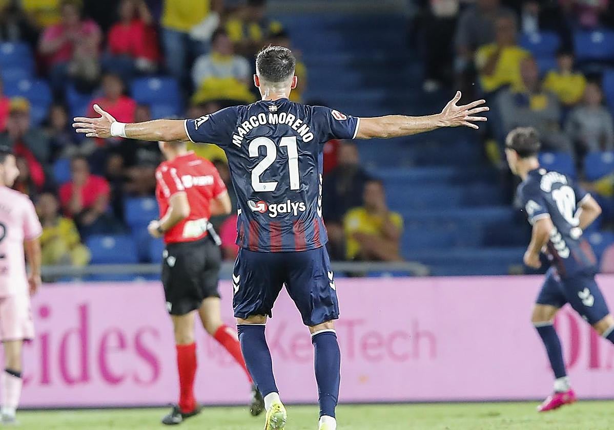 La vuelta de Marco Moreno a su ciudad natal no acabó con la mala dinámica armera fuera de casa.