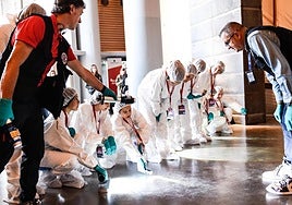 Un robo ficticio en el Itsasmuseum pone a prueba a alumnos vascos