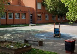 Patio del colegio de educación especial Gorbeialde.