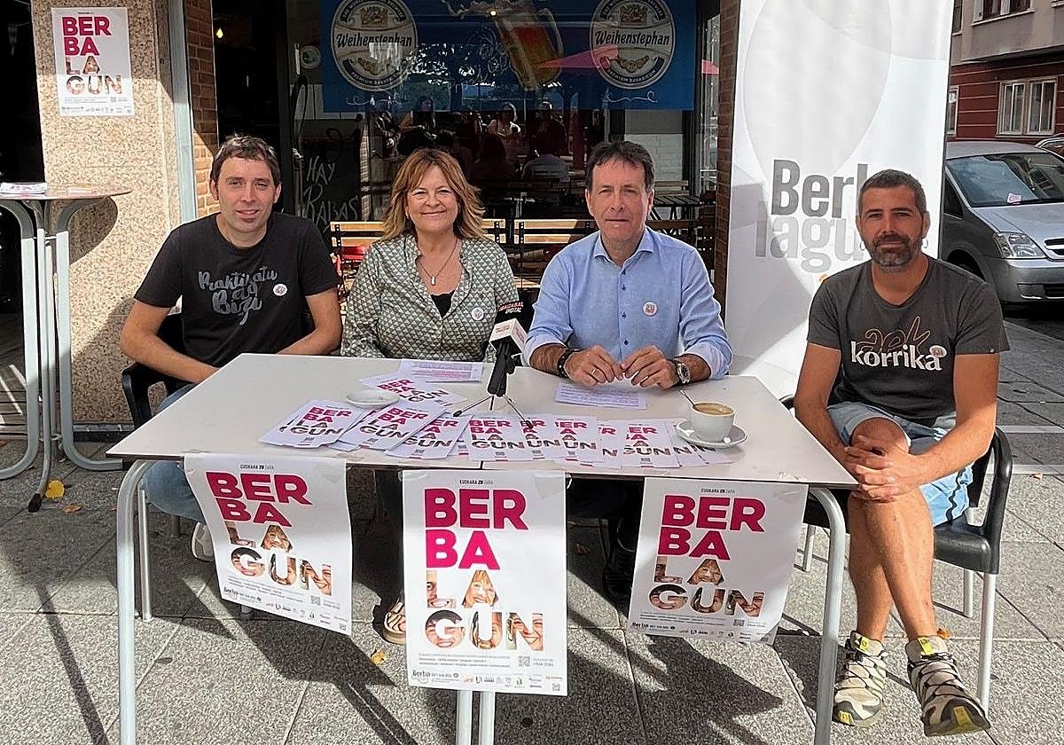 Asier Martín, Edurne Espilla, Asier Iragorri y Ioritz López de Alda.