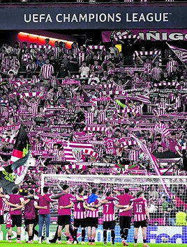 San Mamés da otra lección de compromiso: casi tanto público como ante el Arsenal