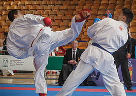 Competición de Karate celebrada en Euskadi el año pasado.
