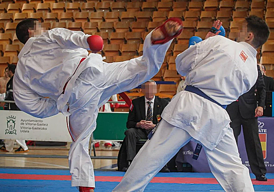 Competición de Karate celebrada en Euskadi el año pasado.