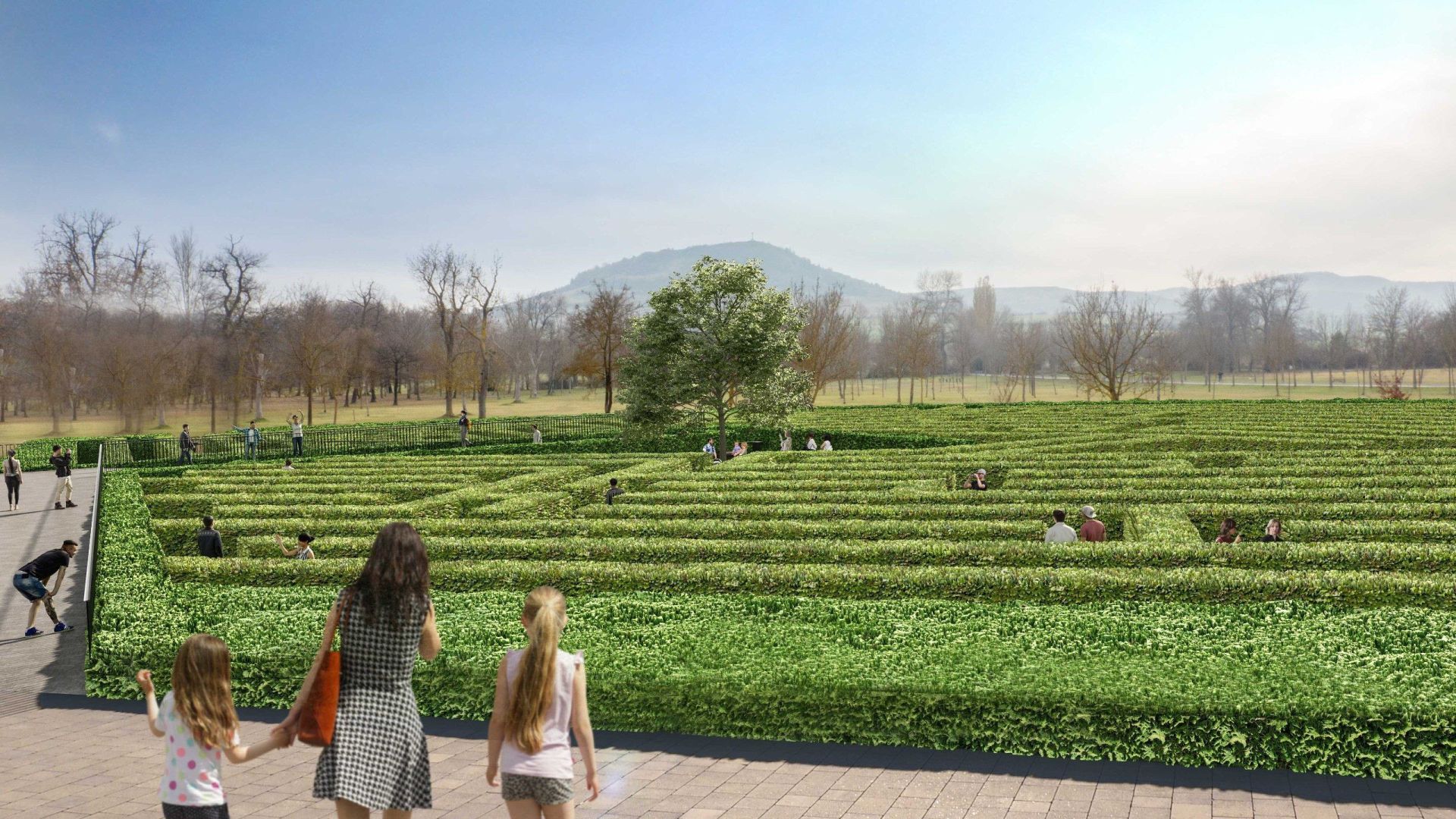 Infografía que recreaba cómo iba a quedar inicialmente el espacio.