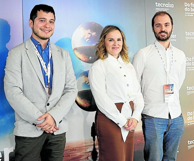 Raúl Guerrero, Vanesa Díaz y Mikel Quintana.