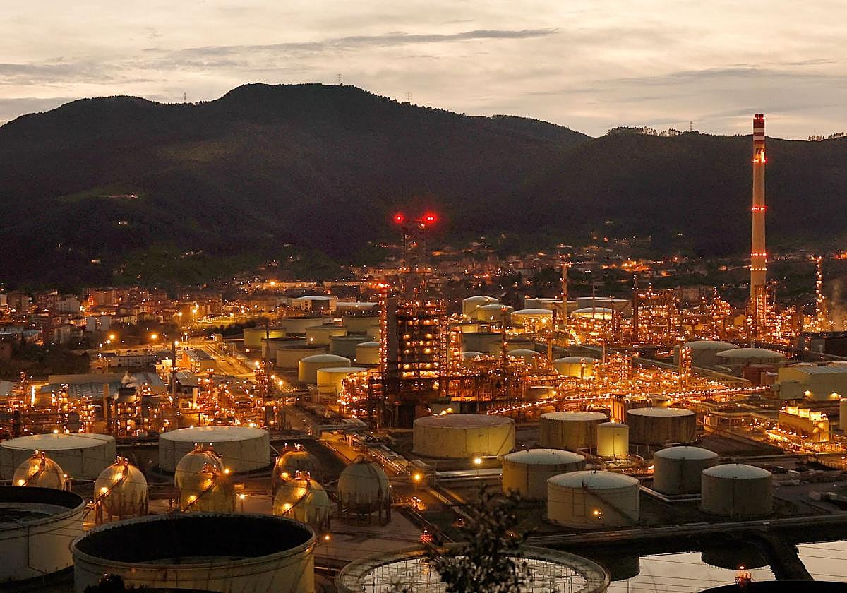 Instalaciones de Petronor en Muskiz
