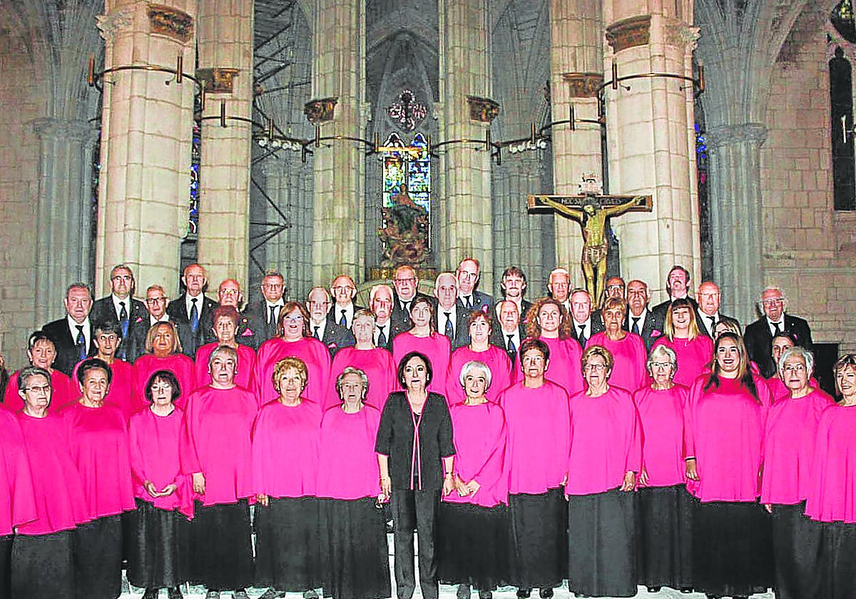 La Coral Manuel Iradier estrena colaboraciones en Llodio y Laguardia este año.