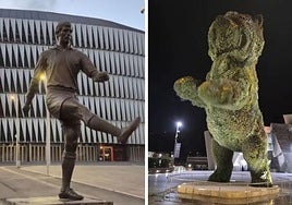 Iribar, 'Puppy'... los iconos de Bilbao cobran vida gracias a la inteligencia artificial