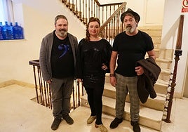 Marcelo Escrich, Bea Insa y Rafa Aceves.