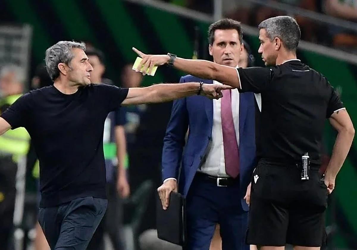 El árbitro que expulsó a Valverde en La Cartuja pitará el Athletic-Getafe