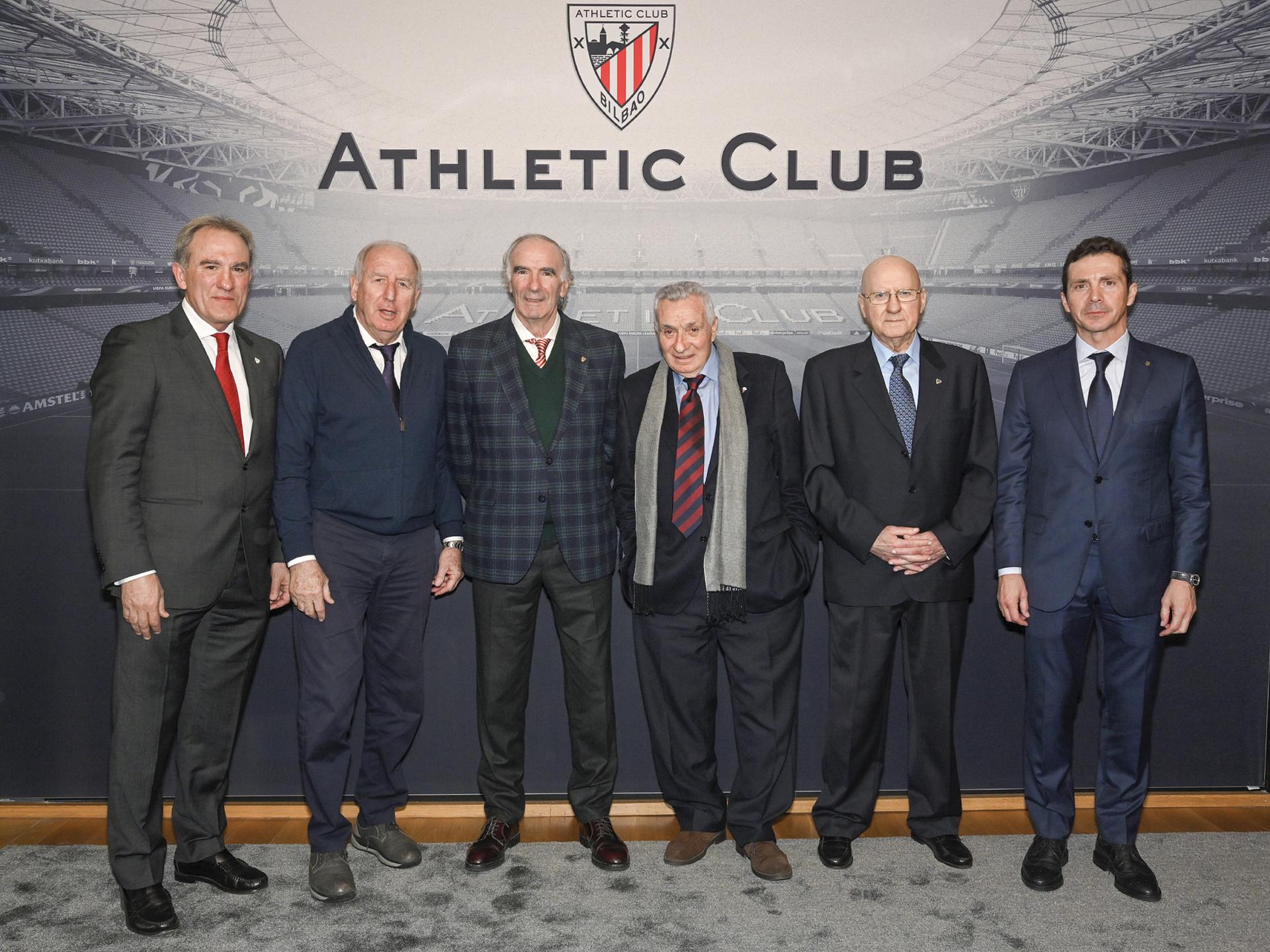 Goikoetxea, Rexach, Iribar, Fusté, Argoitia y Amor.