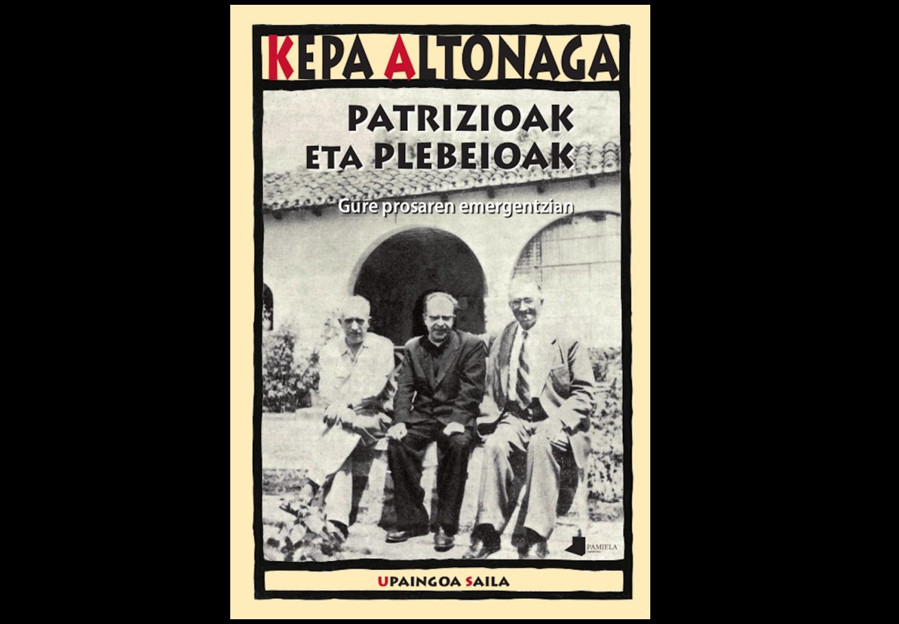 'Patrizioak eta plebeioak' liburuaren azala.