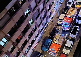 Los vehículos de emergencias cortaron el tráfico durante unos minutos.