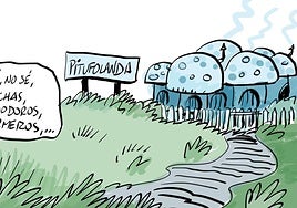 La tira de Cerrajería sobre la comisaría de Aguirrelanda