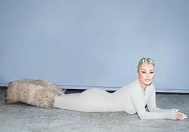 La cantante en la fotografía que ha colgado en sus redes sociales.