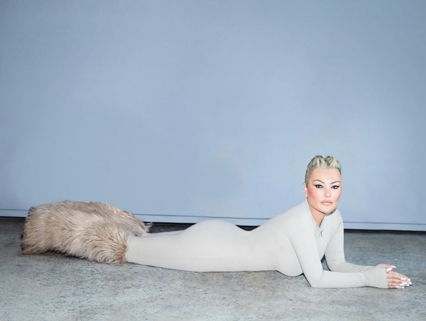 La cantante en la fotografía que ha colgado en sus redes sociales.