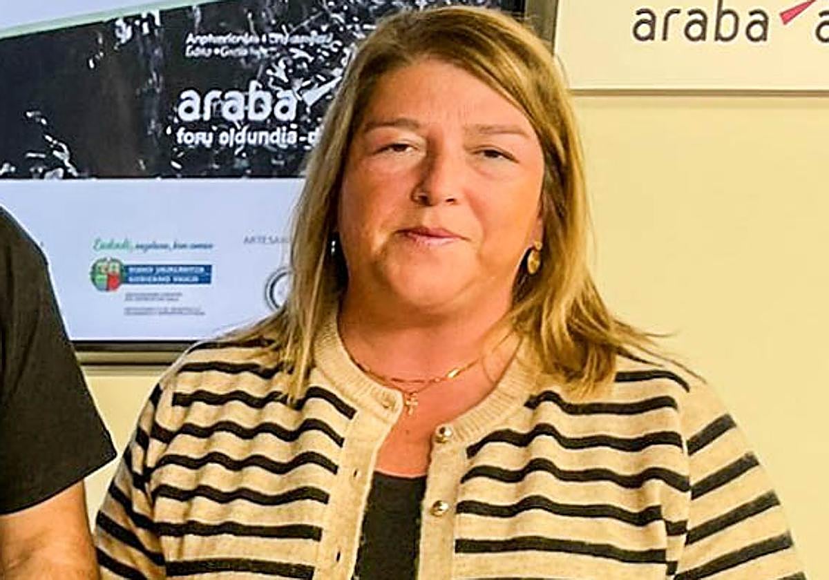 Ana Asun Fernández de Monje, alcaldesa de Arraia-Maeztu.