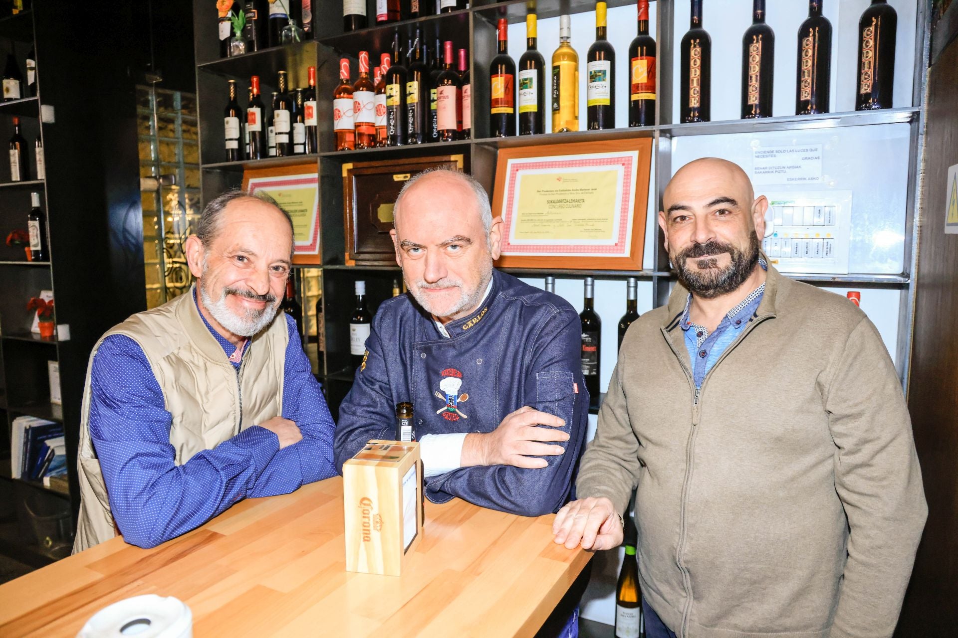 Así ha sido la cena en Azkenean