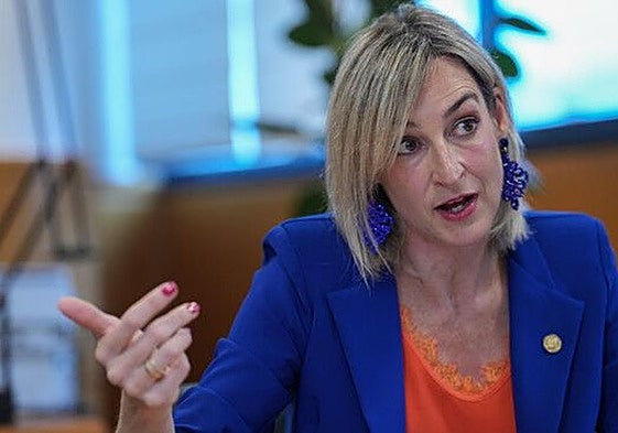 La portavoz del Gobierno, Maria Ubarretxena.